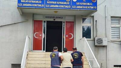 Diyarbakır’da, 82 yıl 4 ay kesinleşmiş hapis cezası bulunan firari