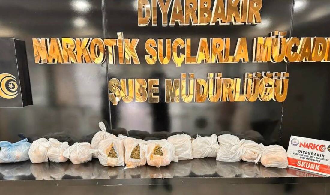 Diyarbakır'da Nisan ayında gerçekleştirilen narkotik operasyonlarında büyük miktarda uyuşturucu madde