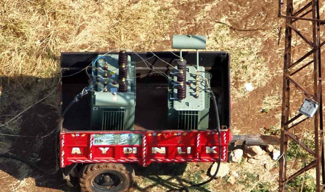 Dicle Elektrik, Şanlıurfa'da tarım sulaması için kullanılan kaçak trafoların tespit
