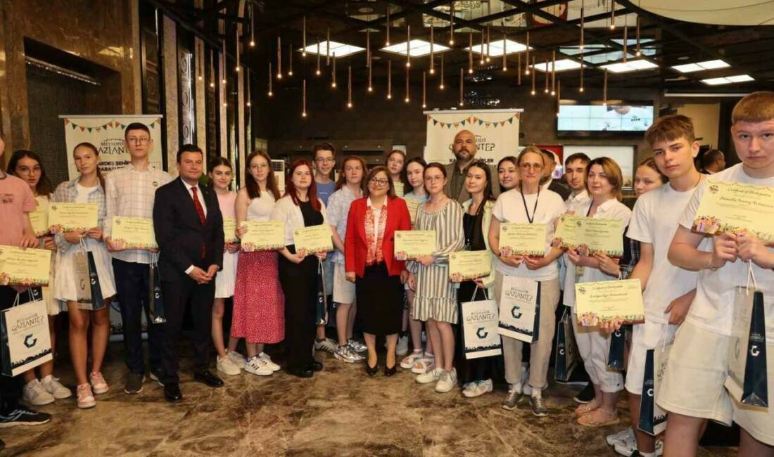 Gaziantep Büyükşehir Belediyesi tarafından düzenlenen Kardeş Şehirler Uluslararası Gençlik Kampı'nın