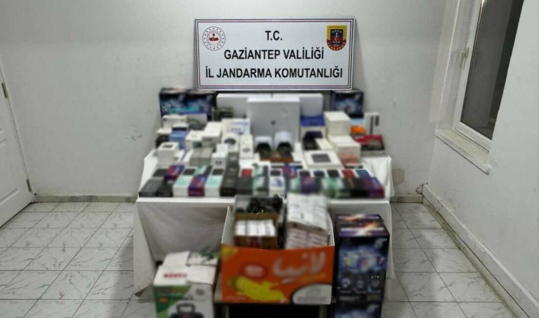 Gaziantep'te jandarma ekipleri tarafından gerçekleştirilen operasyonda 2 milyon 280 bin