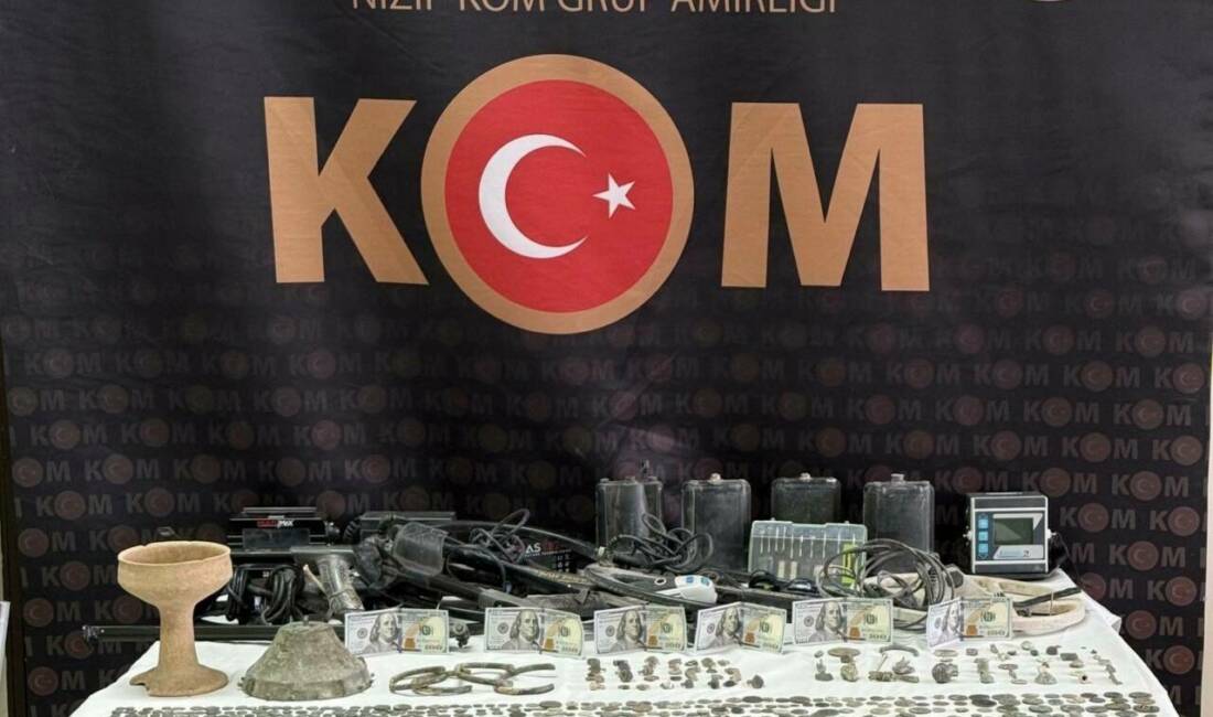 Gaziantep’te 3 bin 127 adet sikke ele geçirildi Nizip ilçesinde gerçekleştirilen operasyonda, kaçakçılıkla mücadele kapsamında 3 bin 127