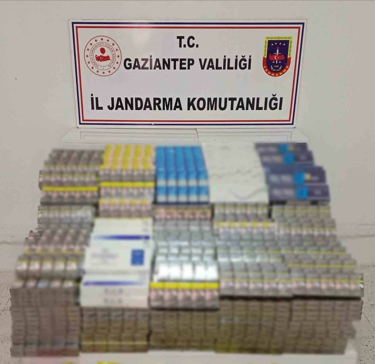 Son bir ay içinde Gaziantep'te jandarma ekipleri tarafından gerçekleştirilen operasyonlarda