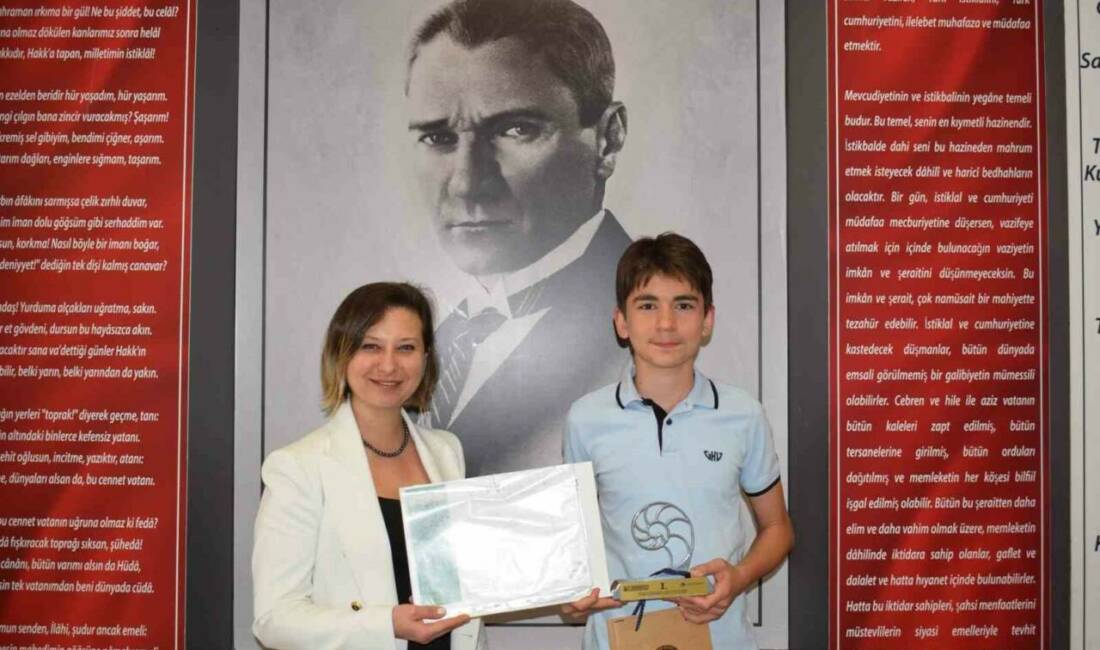Gaziantep Kolej Vakfı Özel Ortaokulu öğrencisi Faruk Çalışkan, Uluslararası Fibonacci