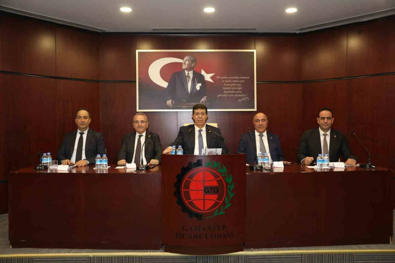 Gaziantep Ticaret Odasında (GTO) nisan ayı olağan meclis toplantısı, Meclis