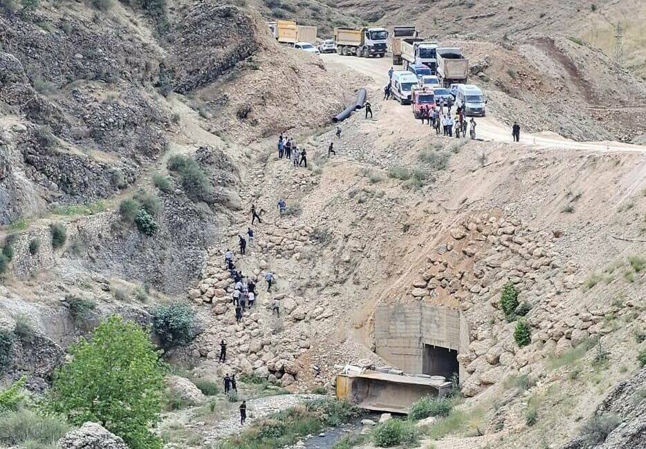 Adıyaman’da hafriyat kamyonunun devrilmesi sonucu meydana gelen kazada Ahmet K.
