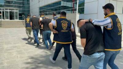 Adıyaman’da, 2 kişinin yaralandığı silahlı kavga olayında gözaltına alınan 5