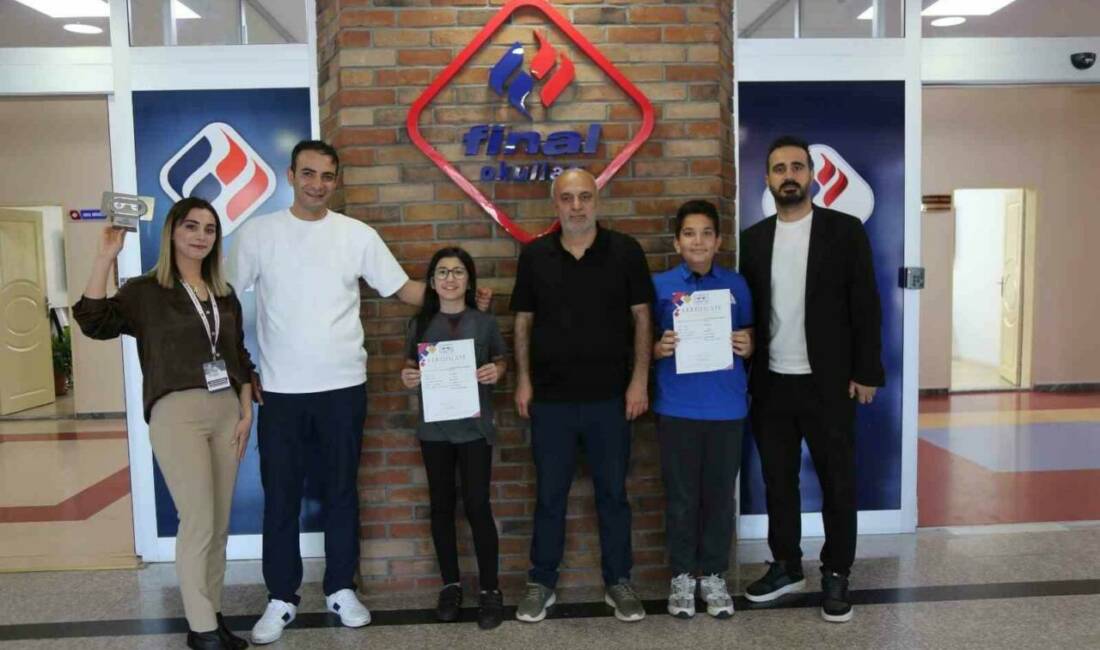 Diyarbakır Final Okulları öğrencileri, Robotex International Robotik Festivali'nde Türkiye'yi temsil
