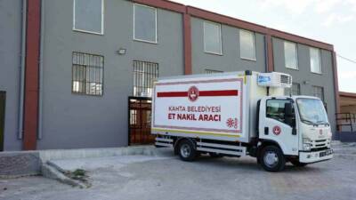 Adıyaman Kahta Belediyesi tarafından ilçeye hizmet veren mezbahada yapılan bakım