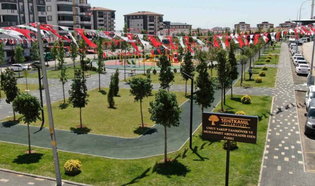 Şehitkamil Belediyesi tarafından Sacır Mahallesi’nde yaptırılan parka 2022 yılında hayatını