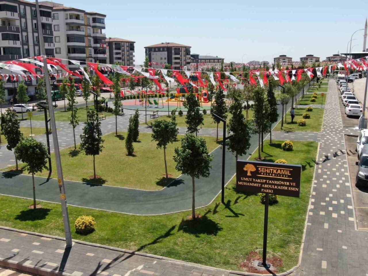 Şehitkamil Belediyesi tarafından Sacır Mahallesi’nde yaptırılan parka 2022 yılında hayatını