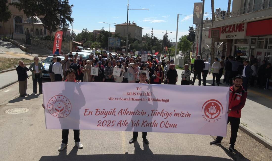 Kilis'te 2025 Aile Yılı kapsamında farkındalık oluşturmak amacıyla Hacı Cümbüş