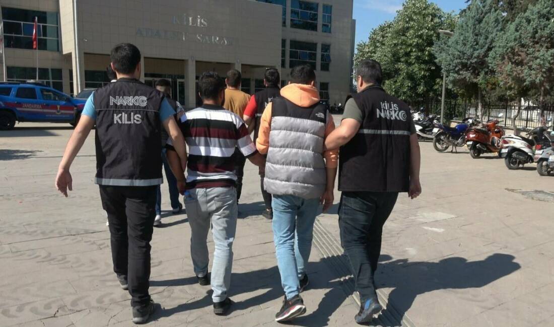 Kilis’te düzenlenen uyuşturucu operasyonunda 21 gram metamfetamin ve esrar ele