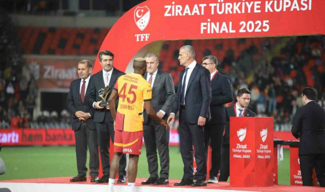 Galatasaray, Trabzonspor'u 3-0 mağlup ederek 63. Ziraat Türkiye Kupası'nı kazandı.