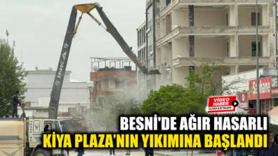 Kahramanmaraş merkezli 6 Şubat 2023 depremlerinin yarattığı yıkımın ardından Besni’de