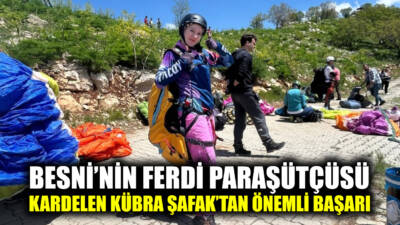 Besni İlçe Sağlık Müdürlüğü bünyesinde görev yapan Kardelen Kübra Şafak,