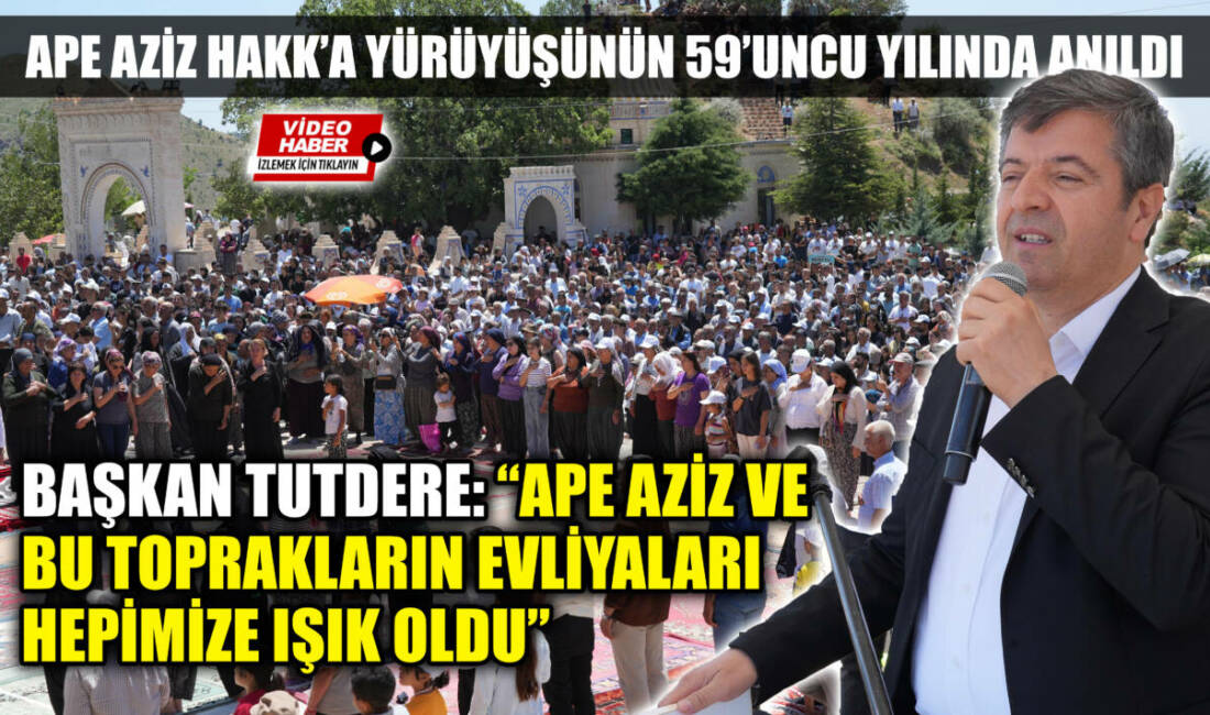 Ağuiçen Ocağı pirlerinden Ape Aziz’in (Aziz Dede) Hakk’a yürüyüşünün 59.