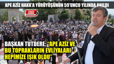 Ağuiçen Ocağı pirlerinden Ape Aziz’in (Aziz Dede) Hakk’a yürüyüşünün 59.