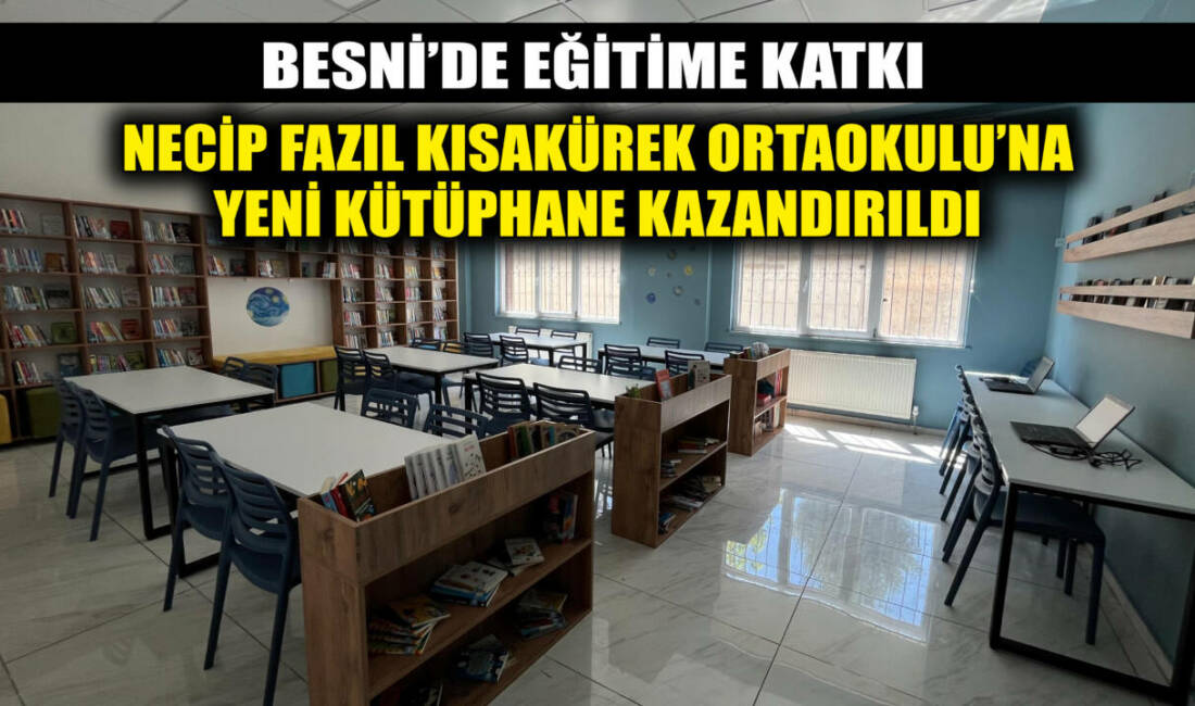 Besni’de eğitim alanında örnek bir projeye daha imza atıldı. Mavi