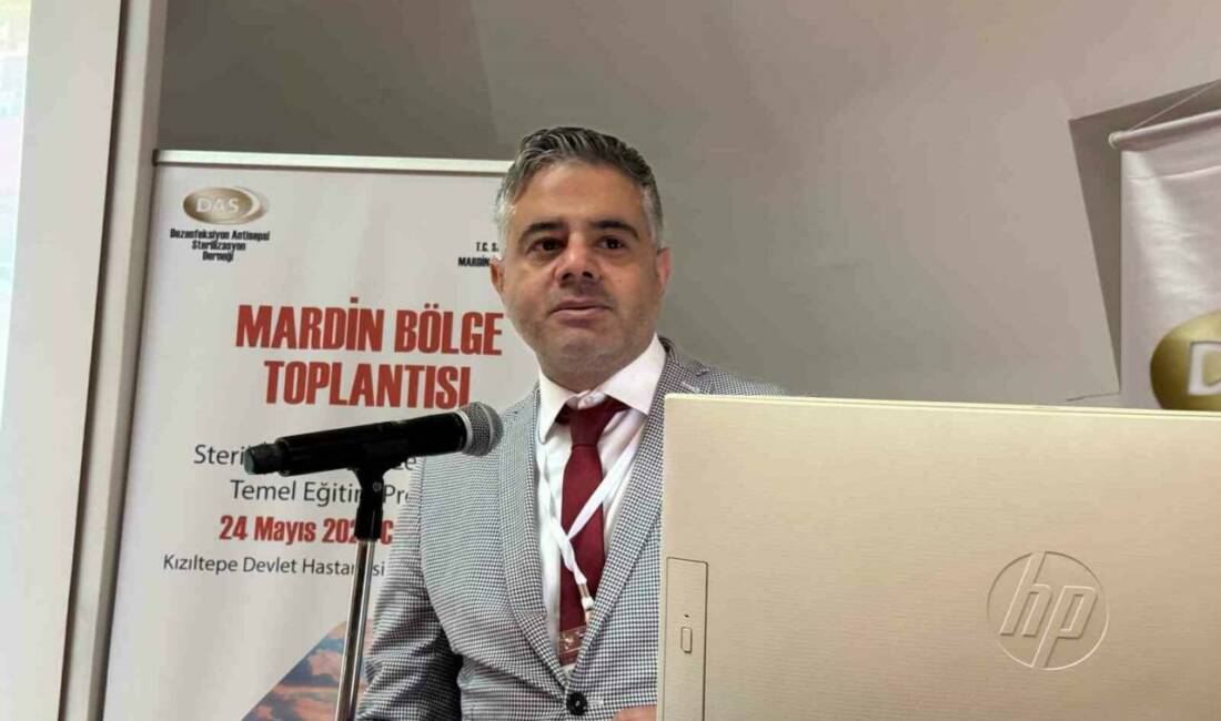 Mardin’in Kızıltepe ilçesinde düzenlenen Sterilizasyon ve Dezenfeksiyon Temel Eğitim Programına