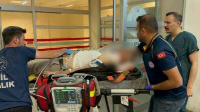 Adıyaman’da sürücüsünün direksiyon hakimiyetini kaybettiği motosikletin bariyerlere çarpması sonucu 1