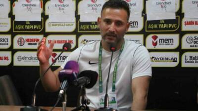 Şanlıurfaspor Teknik Sorumlusu Oğuzhan Türk, Erzurumspor FK’ya yenildikleri maç sonrasında