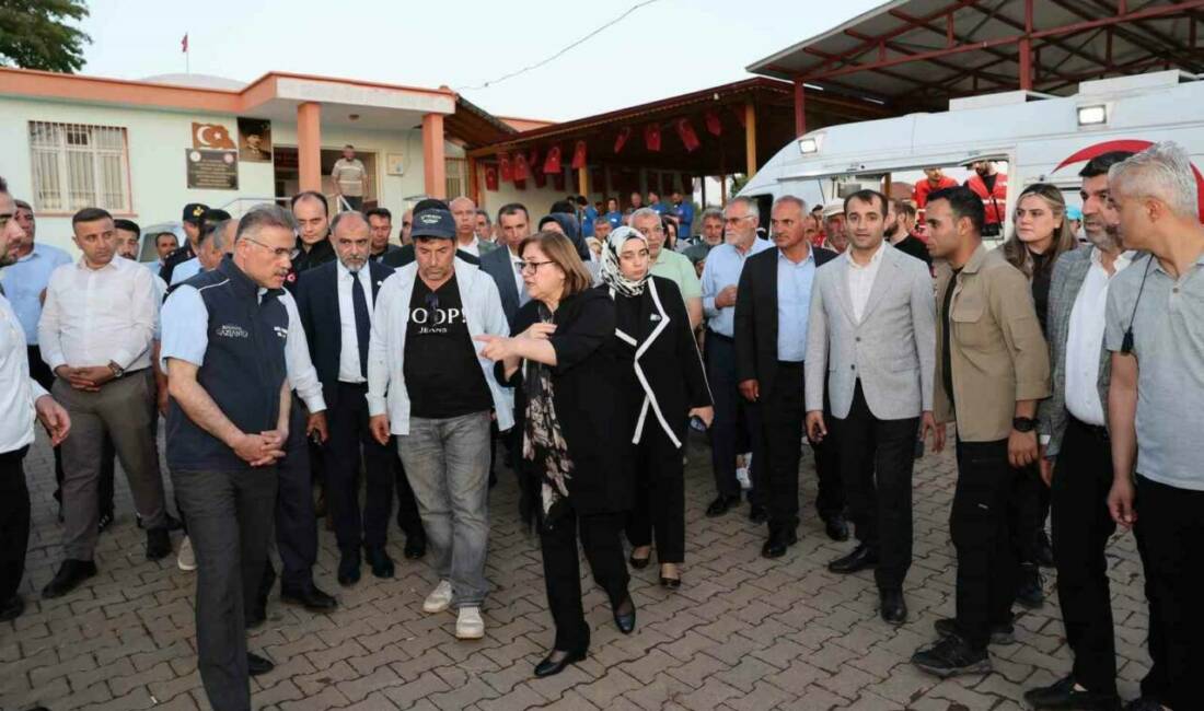 Gaziantep Büyükşehir Belediye Başkanı Fatma Şahin, Araban ilçesinde kaybolan 10