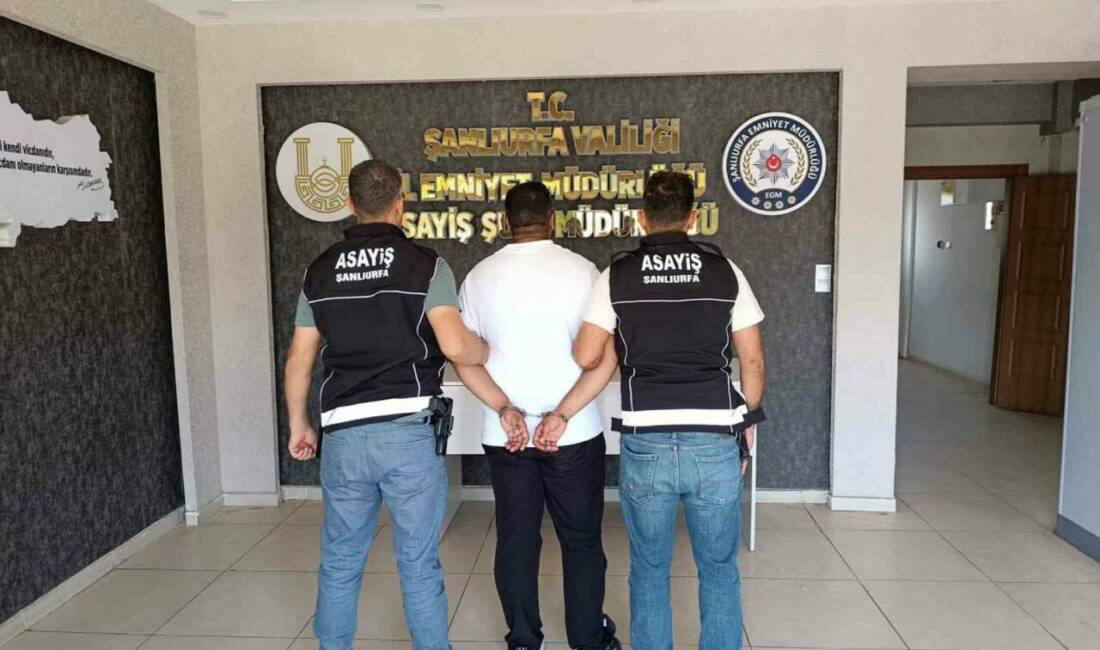 Şanlıurfa’da, haklarında çeşitli suçlardan 1 ile 15 yıl arasında kesinleşmiş