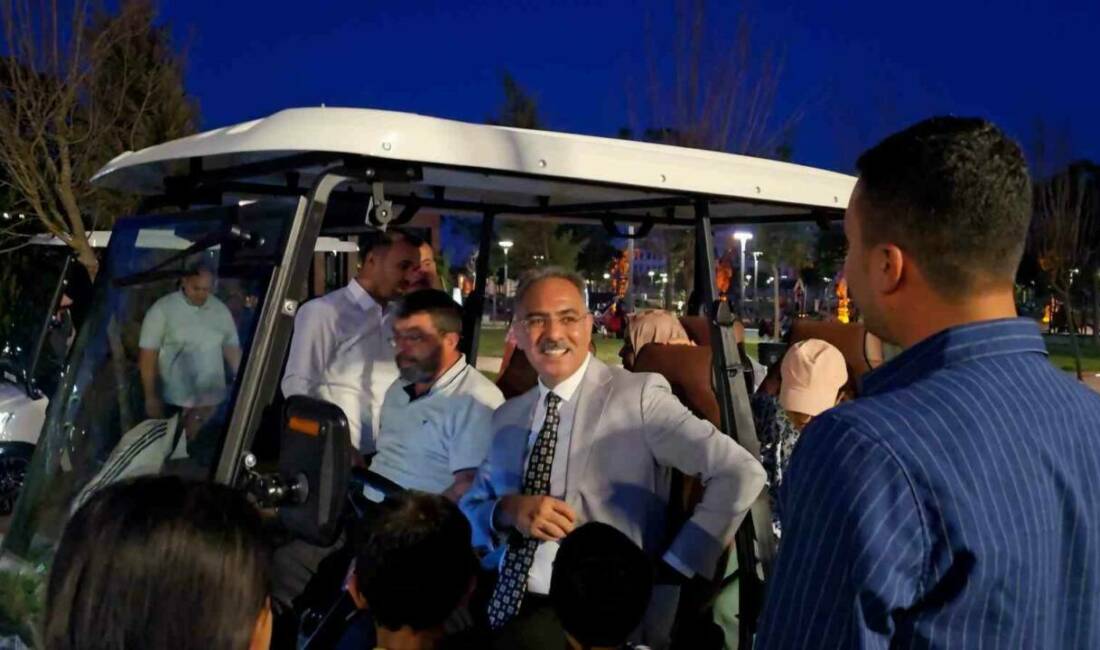 Şanlıurfa'nın en büyük yeşil alanlarından biri olan Eyyübiye Millet Bahçesi'nde