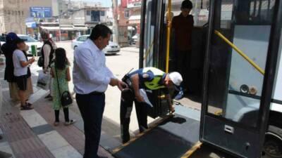 Şanlıurfa Büyükşehir Belediyesi Trafik Zabıta ekipleri, Birecik, Ceylanpınar, Siverek ve