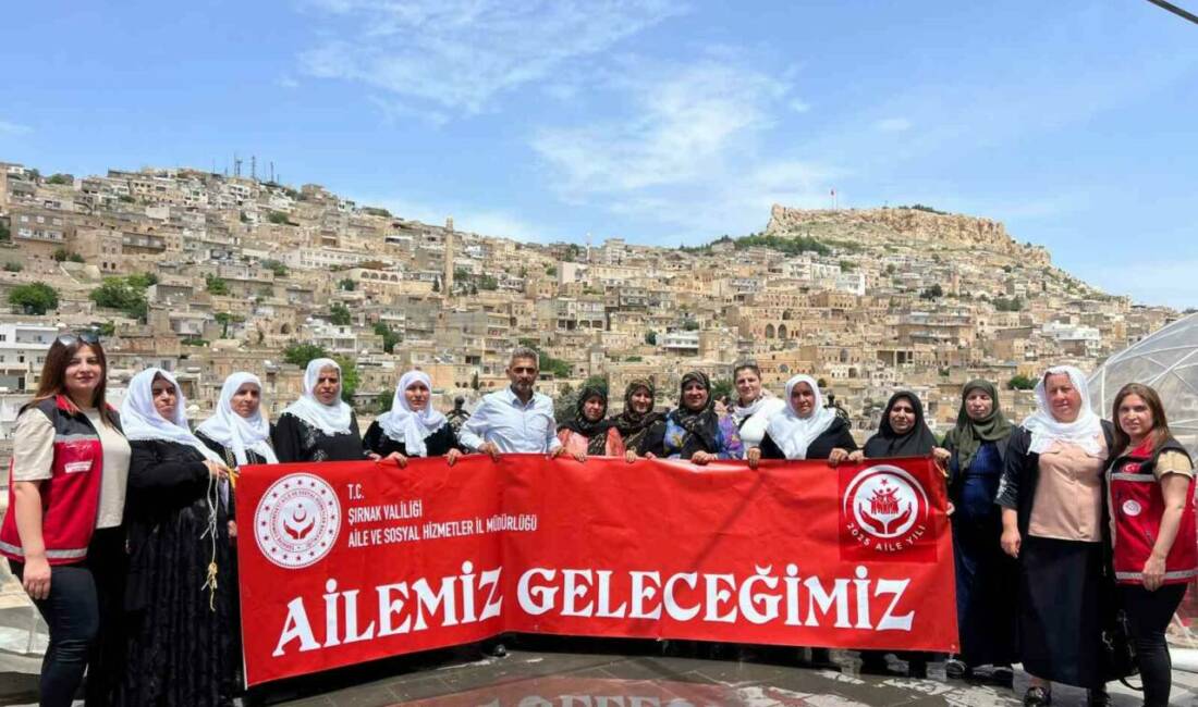 Şırnak Valiliği himayesinde gerçekleştirilen proje kapsamında Şırnak Aile ve Sosyal
