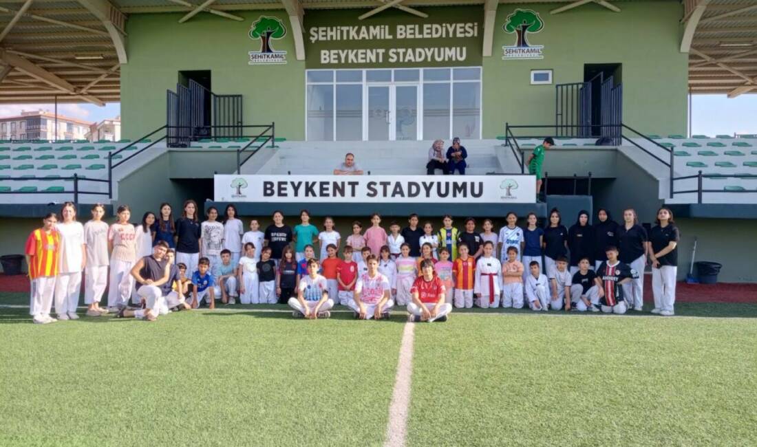 Şehitkamil Belediyesi Spor Merkezlerinde 6-15 yaş aralığındaki çocuklar için tekvando