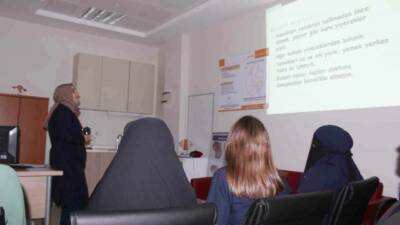 Siirt Eğitim ve Araştırma Hastanesi bünyesinde hizmet veren "gebe okulu",