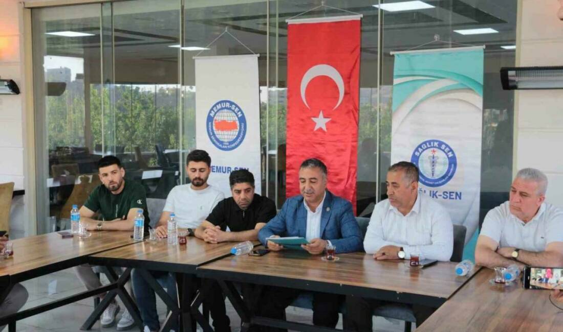 Sağlık-Sen Şırnak Şube Başkanlığı, sağlık ve sosyal hizmet çalışanlarının yaşadığı