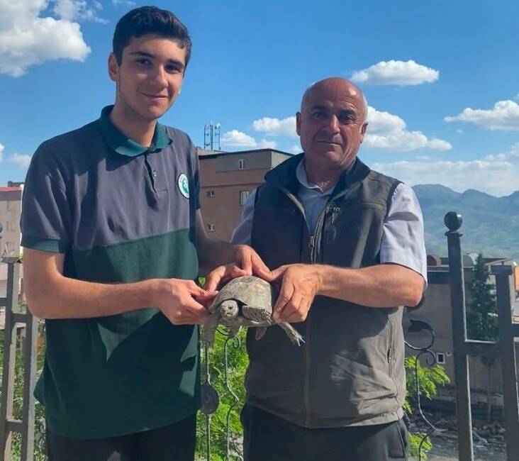 Şırnak'ta doğada yaralı ve bitkin halde bulunan 3 yaban hayvanı,