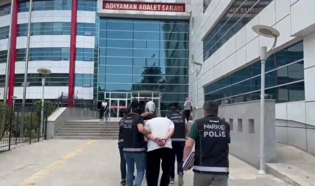Adıyaman'da uyuşturucuyla mücadele kapsamında yapılan operasyonda A.Ç ve M.C isimli