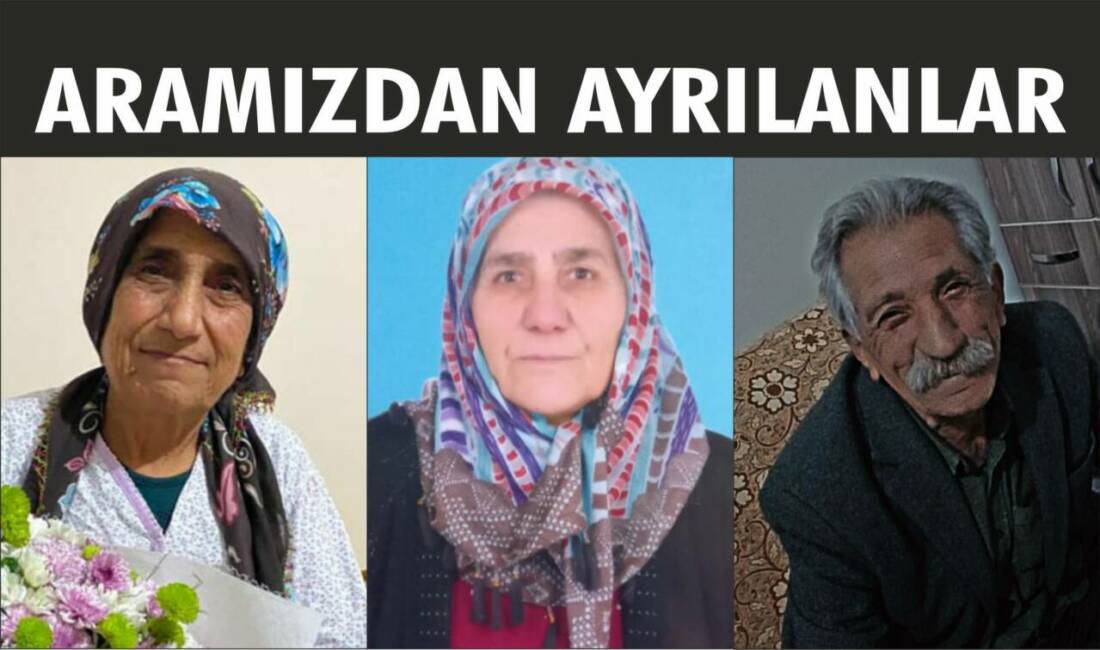 06-07.06.2025 Cuma, Cumartesi gününe ait Besni’de Vefat Edenler köşesi.