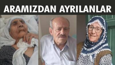 14.06.2025 Cumartesi gününe ait Besni’de Vefat Edenler köşesi.