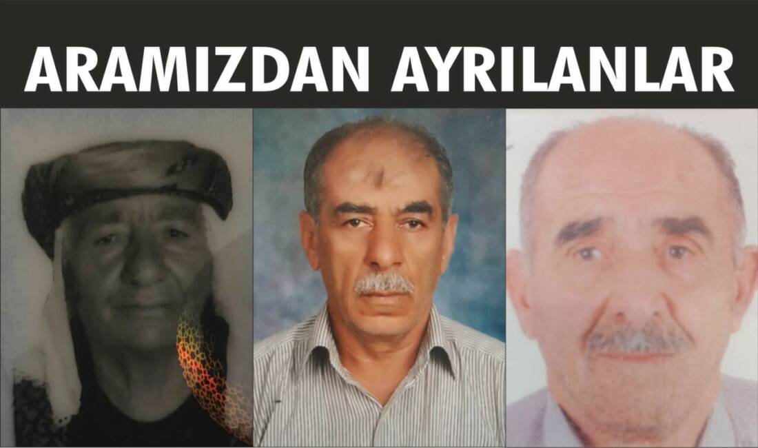 22.06.2025 Pazar gününe ait Besni’de Vefat Edenler köşesi.