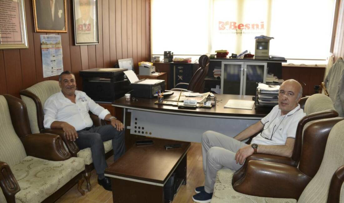 Besnili iş insanı Adil Özkul, gazetemizi ziyaret ederek Genel Yayın