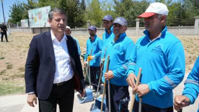 Adıyaman Belediyesi Temizlik İşleri Müdürlüğü ekipleri, Samsat ilçesi sınırları içerisinde