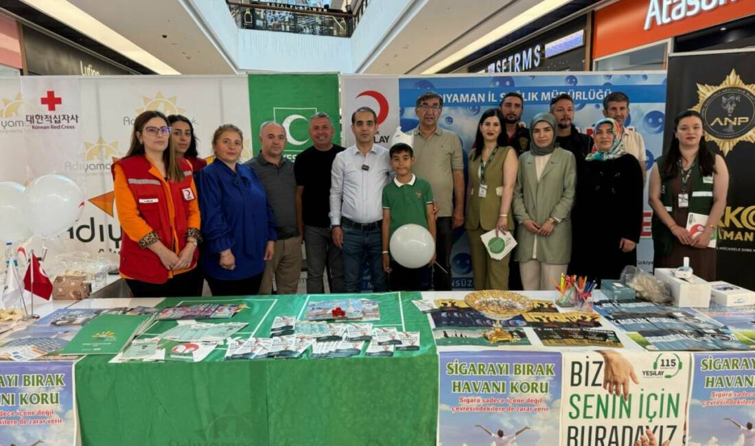 Adıyaman İl Sağlık Müdürlüğü tarafından Dünya Tütünsüz Günü kapsamında Adıyaman