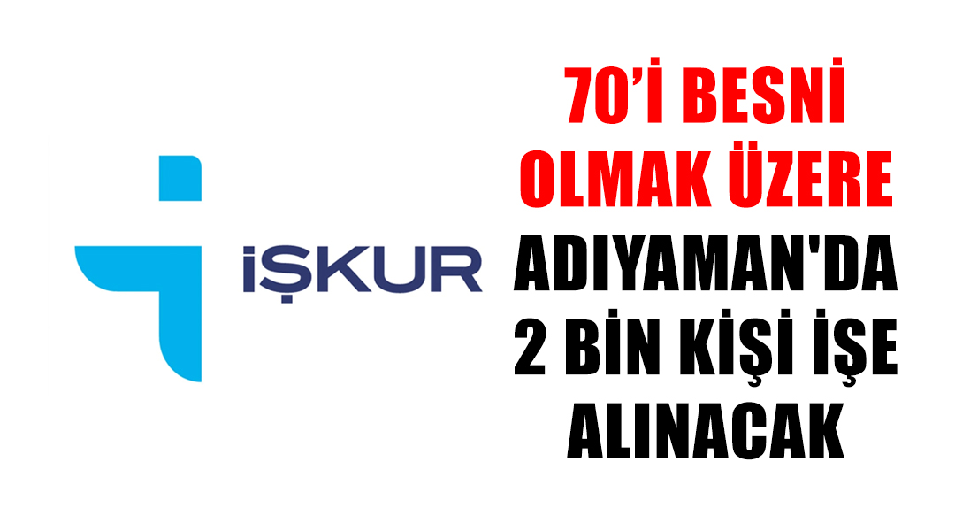 Adıyaman Valiliği ile İŞKUR İl Müdürlüğü iş birliğinde yürütülen Toplum