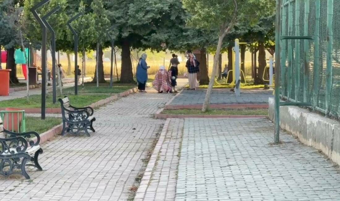 Şanlıurfa'nın Suruç ilçesinde parkta bisiklet sürerken düşen ve ağır yaralanan