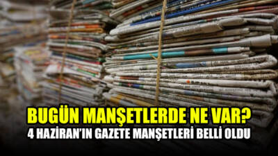 Yeni güne dair gazete manşetleri belli oldu. Türkiye genelinde yayımlanan