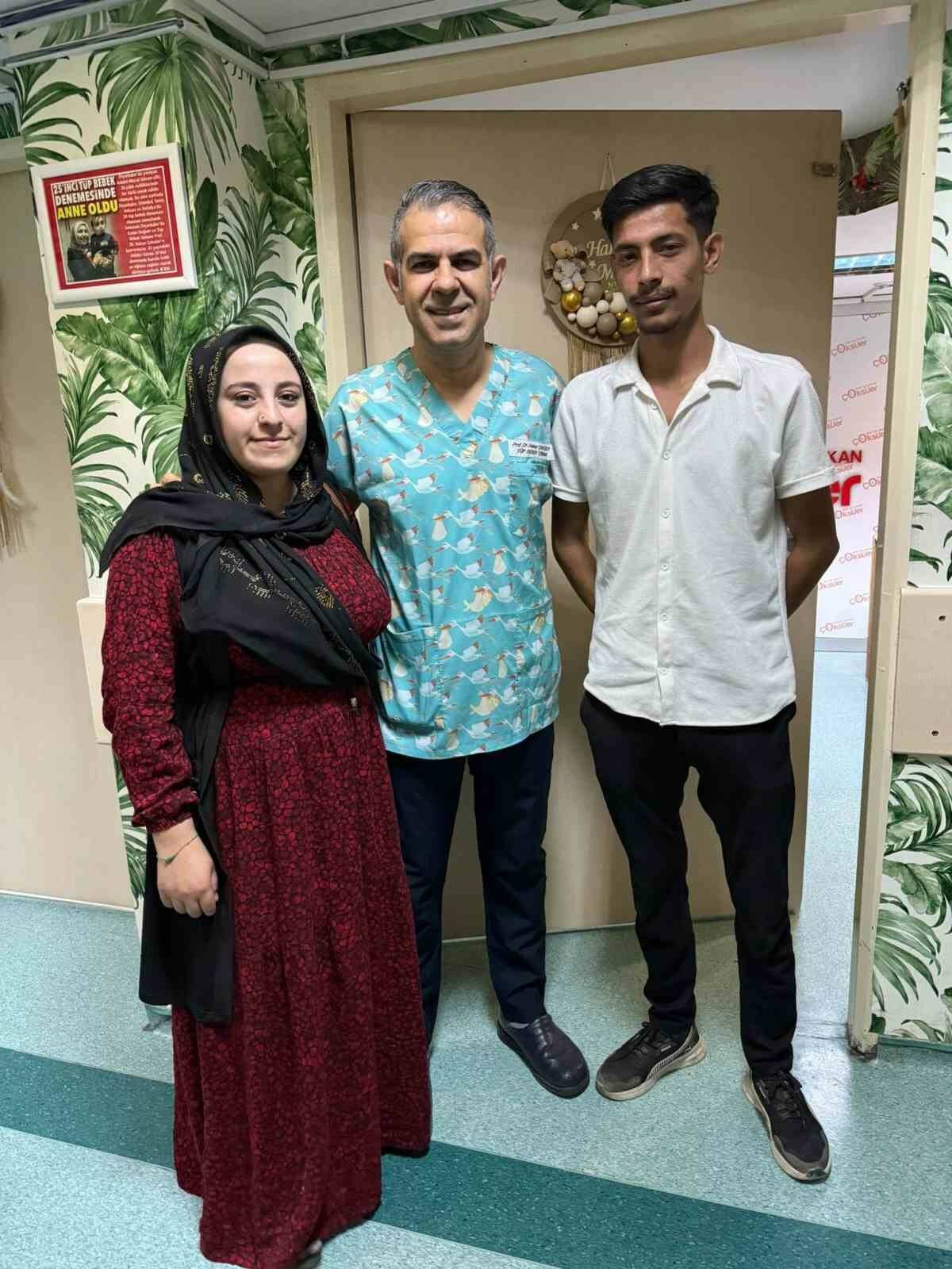 Diyarbakır'da çocuk sahibi olamayacağı söylenen Fatma ve İsmail Gümüş çifti,