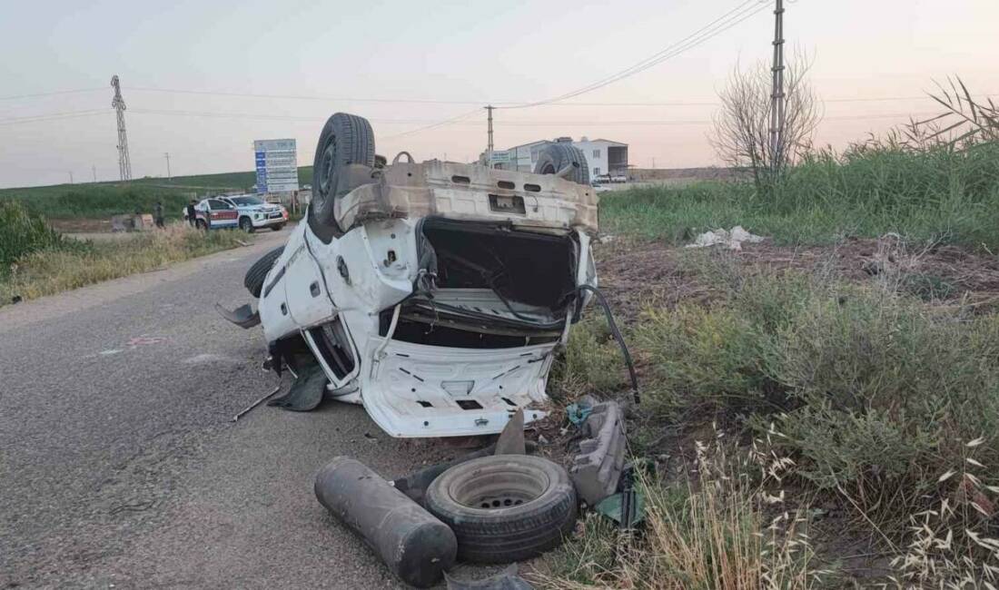 Diyarbakır’ın Bismil ilçesinde otomobilin devrilmesi sonucu meydana gelen kazada 1