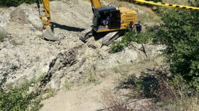 Adıyaman’da, kazı çalışmaları esnasında meydana gelen göçük altında kalan kişi