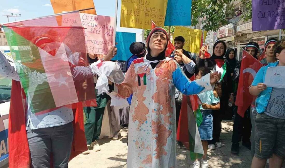 Adıyaman’ın Gölbaşı ilçesinde Filistin halkına destek amacıyla miting düzenlendi. Etkinliğe