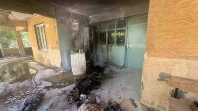 Adıyaman’ın Gölbaşı ilçesinde elektrik panosunda meydana gelen arıza yangına neden